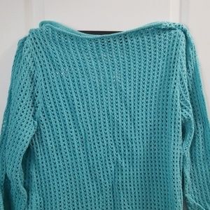 2/$15 Teal crochet tunic